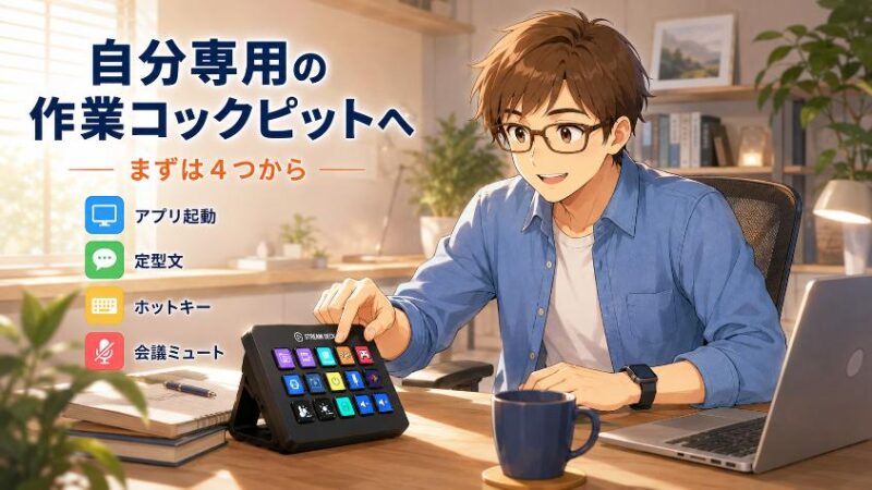8.　まとめ｜Stream Deckは“自分専用の作業コックピット”になる