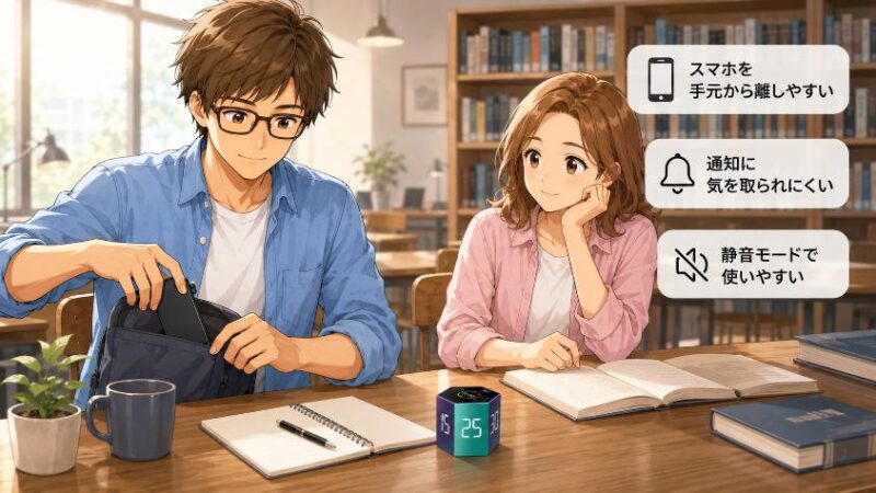 5.　「スマホのタイマーアプリじゃダメ？」への答え