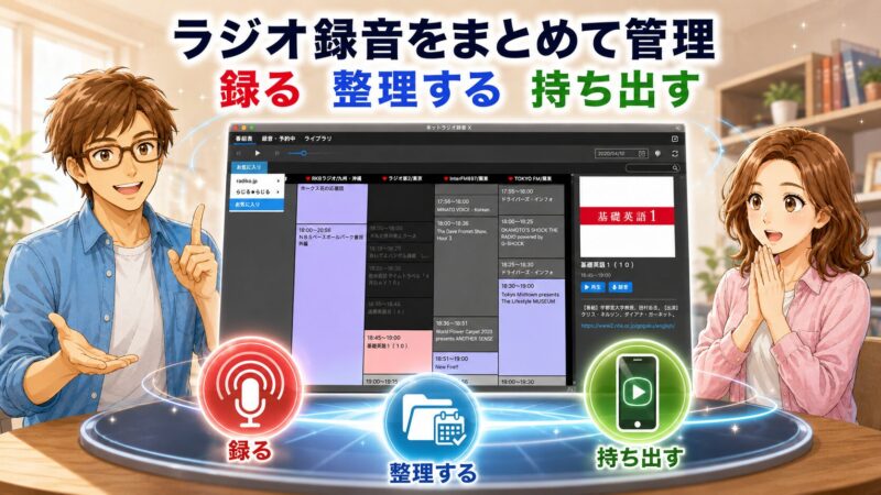 2. 「ネットラジオ録音 X2」とは?まず全体像をやさしく解説