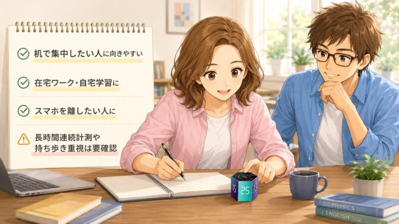 8.　TickTime Proはこんな人におすすめ／逆に向かない人