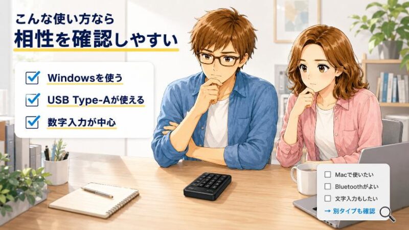 1. 結論 TK-TDM017BKは「Windowsで数値入力を手軽に足したい人」の鉄板テンキー