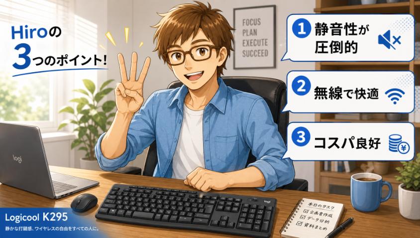 1. ロジクール K295とは?まず3行でわかる「結論」