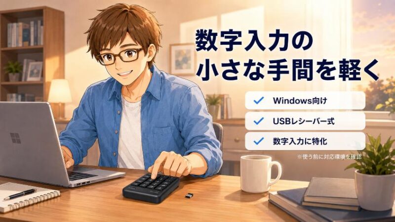 8. まとめ 数値入力の「地味なストレス」は、テンキー1台で解ける