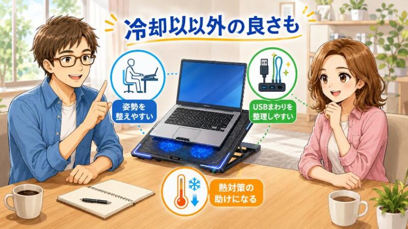 5. 冷却だけじゃない:15.6インチ冷却台の「隠れた3大メリット」