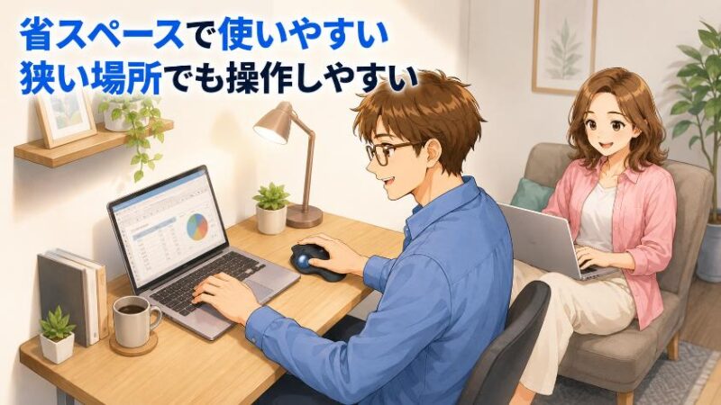 3.3 理由③:省スペースだから“狭い机・膝の上”でも姿勢が崩れない