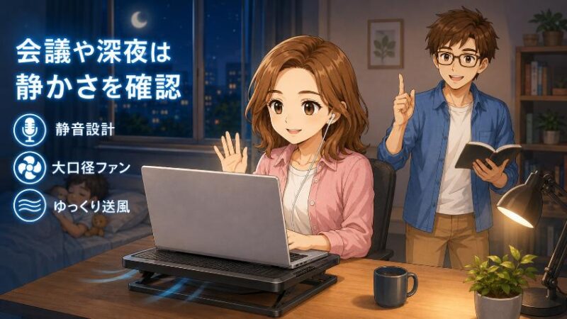 6.2 WEB会議・深夜作業が多い → 「静音設計」重視