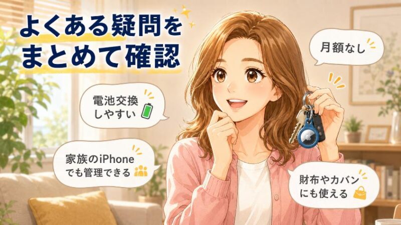 8. AirTagと鍵に関するよくある質問(FAQ)