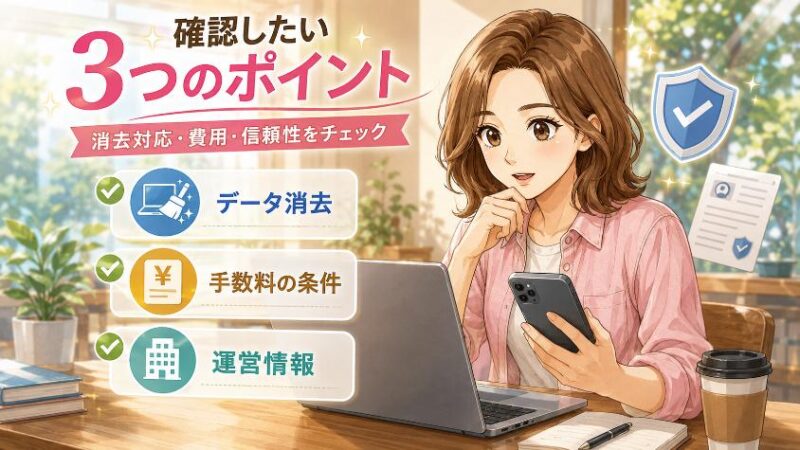 2. 失敗しない買取業者選び「絶対に外せない3つの基準」