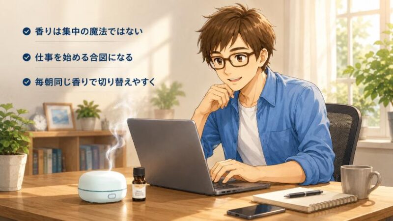 1.　なぜ「香り」が作業スイッチになるのか
