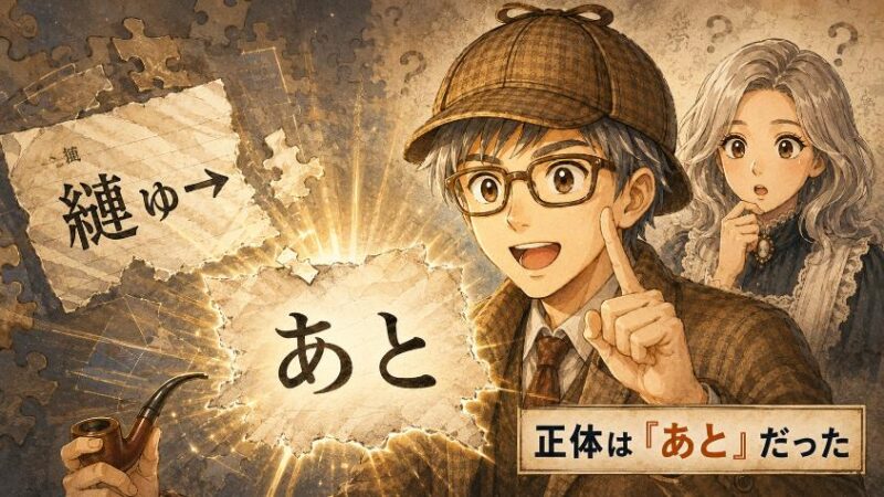 5. 真相 「縺ゅ→」の正体は「あと」だった