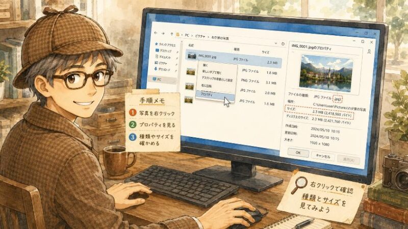 6.　わが家の写真を確かめてみましょう（Windowsでの手順）