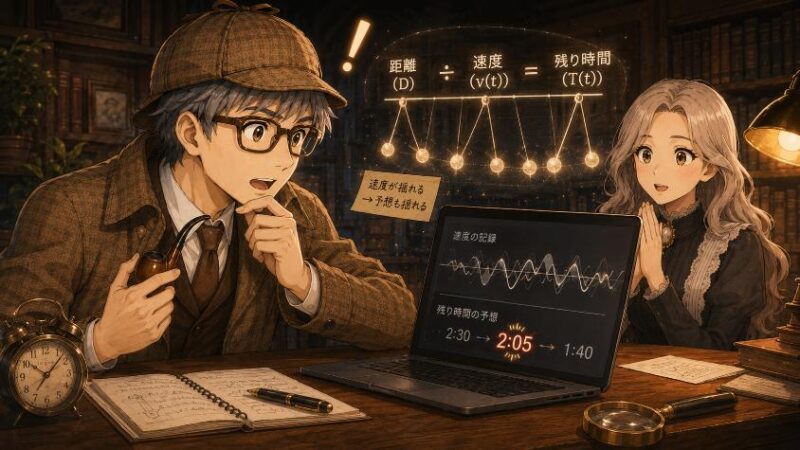5. 真相 揺れる速度で割り算するから、答えも揺れていた