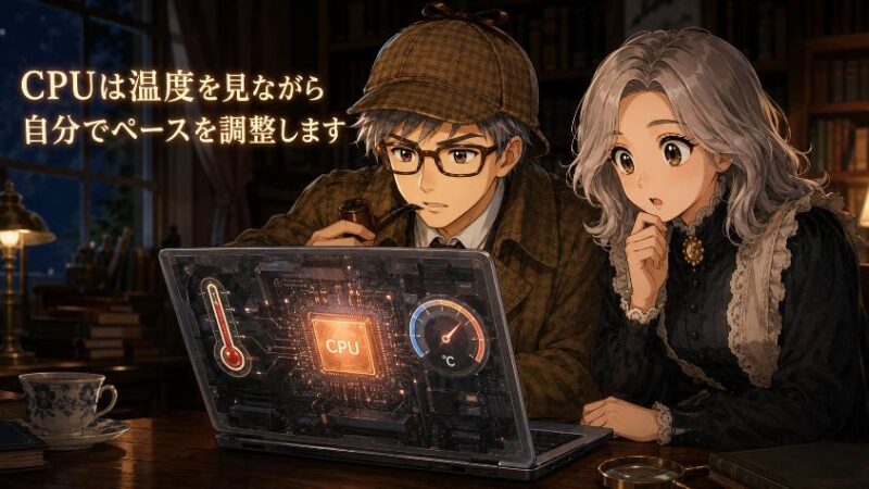 3.　第二の手がかり: CPUは自分の体温を常に測っている
