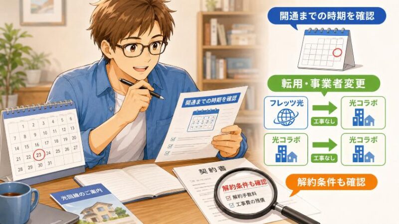 8. 契約・乗り換え前に知っておきたい実務ポイント