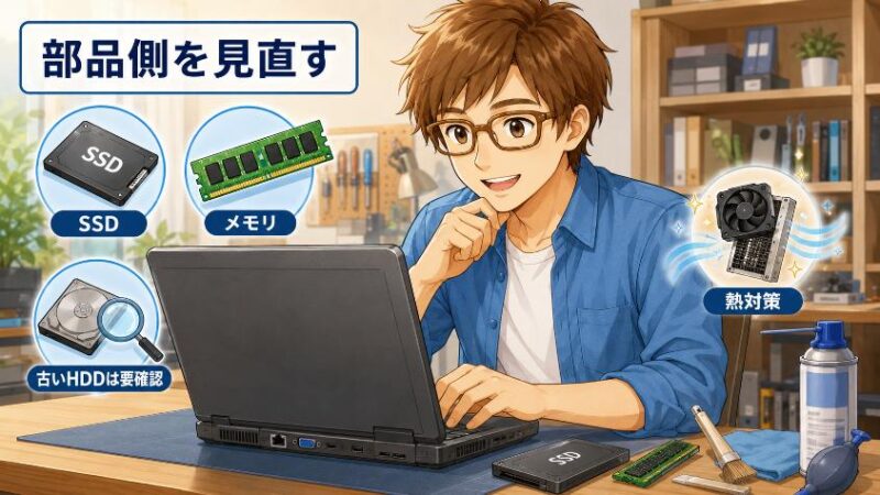 4. ハードウェア側の原因と対策(お金をかけると劇的に変わる)