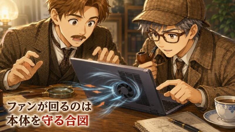 2.　第一の手がかり: ファンの音は「悲鳴」ではなく「防御」