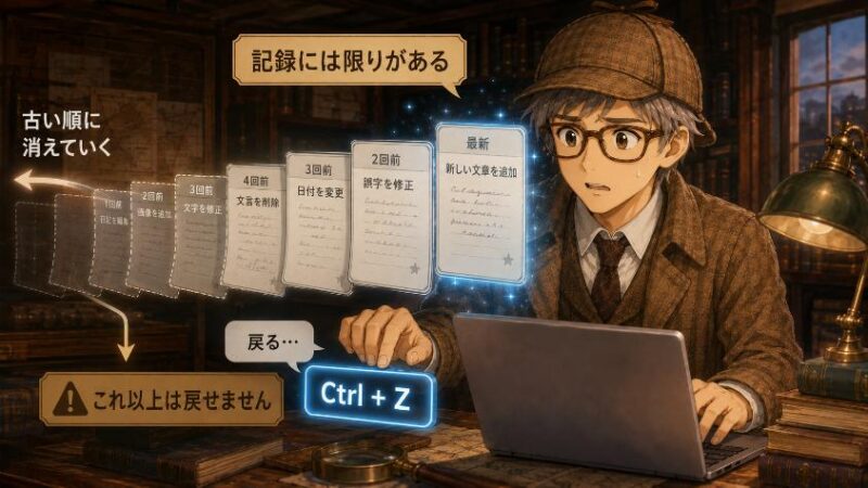 4. 日記には限りがある 「戻せない」が起きる瞬間