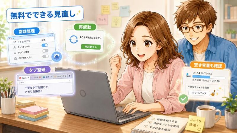3. ソフトウェア側の原因と対策(無料で今すぐできる)
