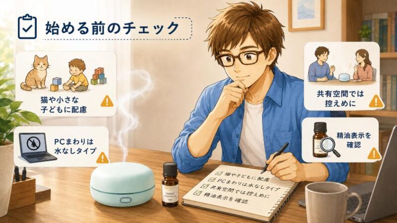 6.　始める前に知っておきたい注意点（安全とマナー）