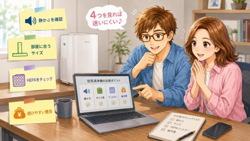 2. 失敗しない選び方は「4つの軸」で決まる