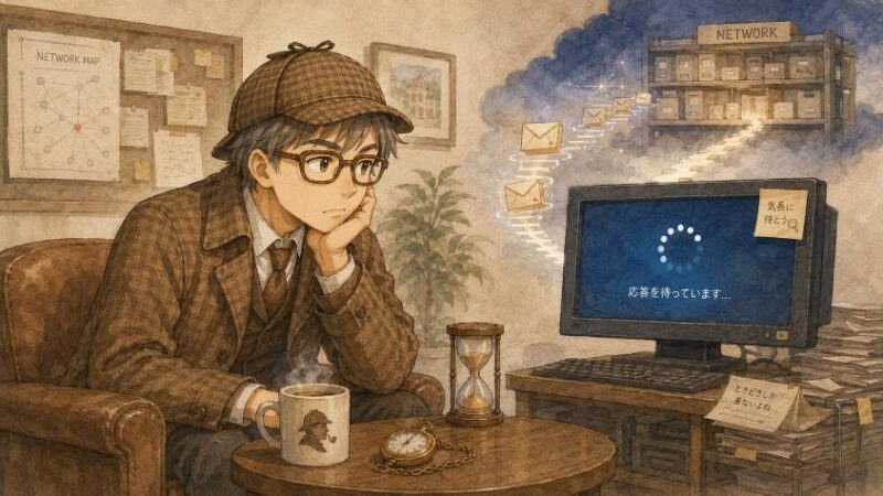 5. 真相その二 返事を待ち続ける待ちぼうけ(ディスク・ネットワーク待ち)