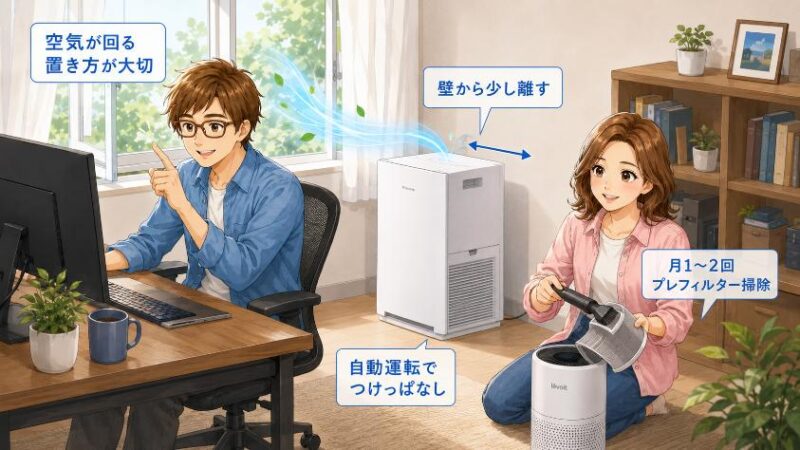 6. 設置場所と使い方のコツ 効果を最大化する置き方
