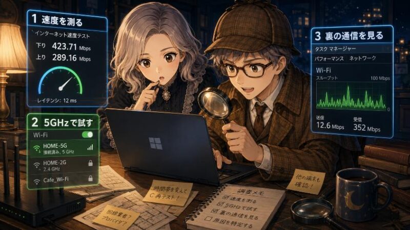 6.　わが家の犯人を特定する　Windowsでできる切り分け手順