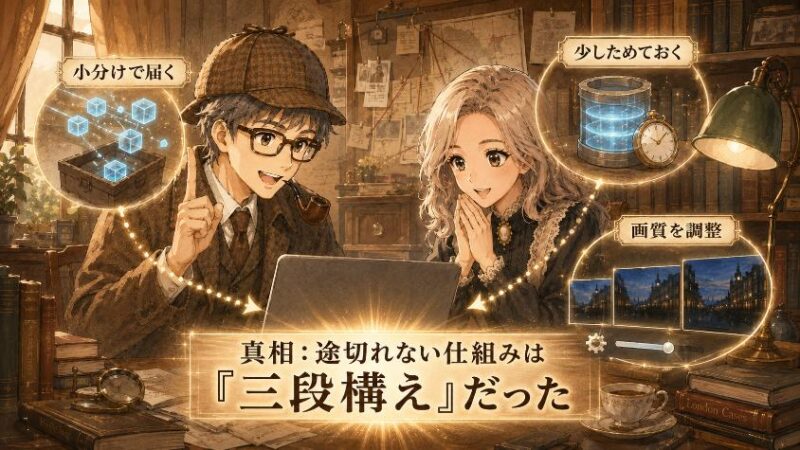 5.　真相　途切れない仕組みは「三段構え」だった