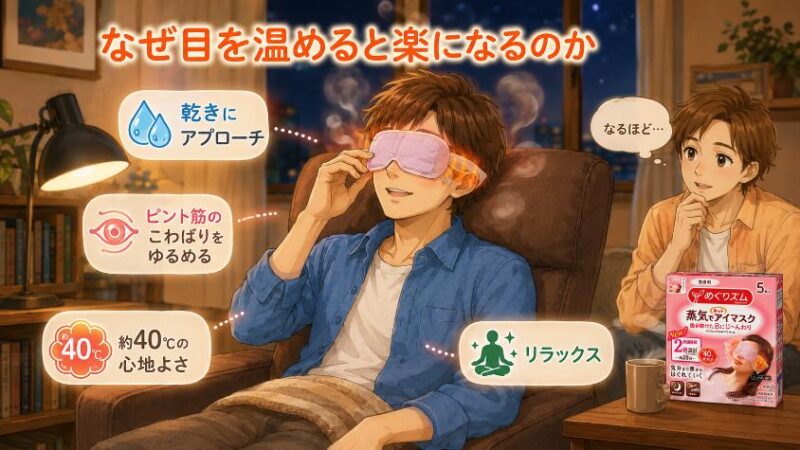 2. なぜ目を「温める」と楽になるのか