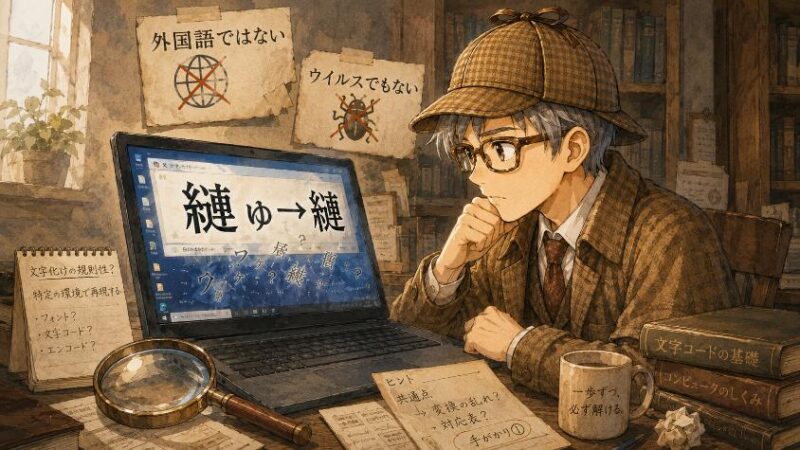 2. 第一の手がかり 外国語でもウイルスでもない