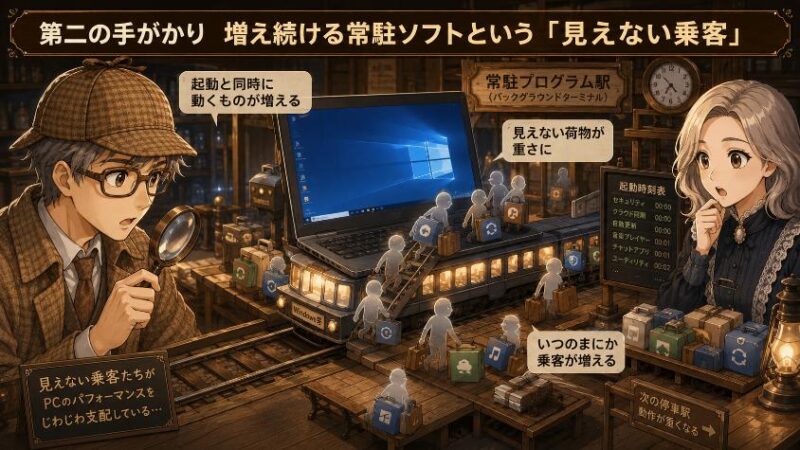 3. 第二の手がかり 増え続ける常駐ソフトという「見えない乗客」