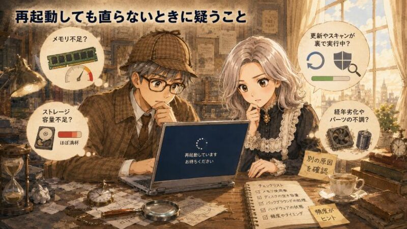 7.　再起動しても直らないときに疑うこと