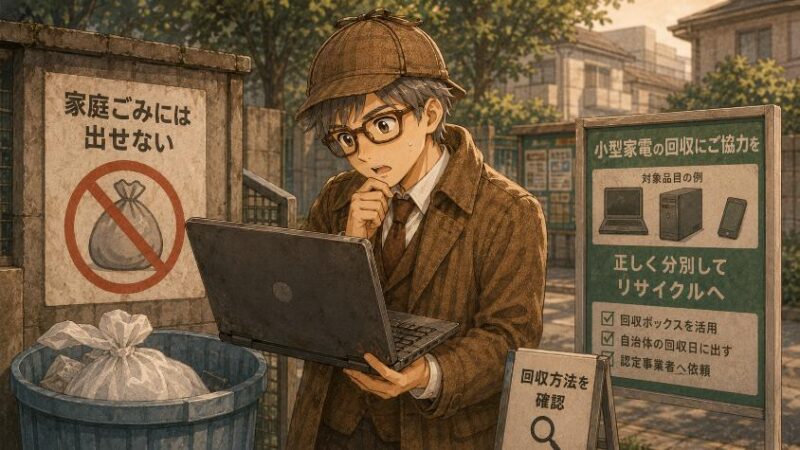 4. もうひとつの危険 パソコンは普通のごみに出せない