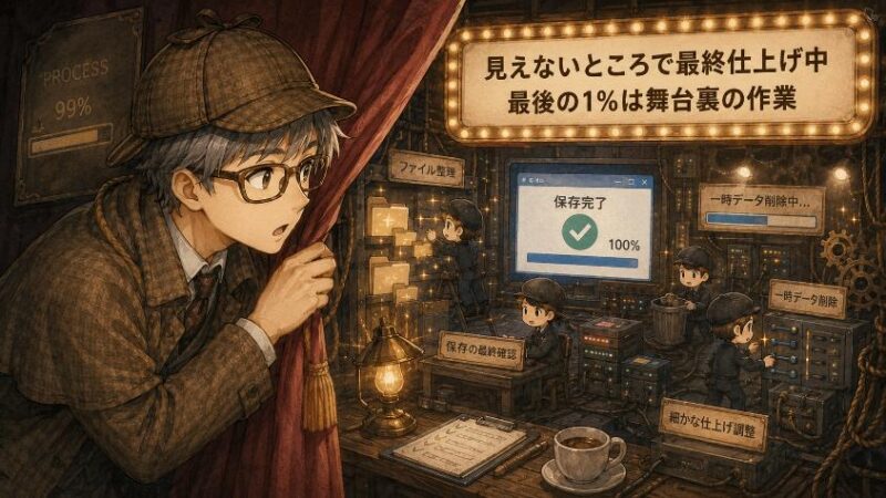 4.　最後の1%に隠れていた「舞台裏の仕上げ」