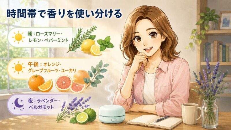 4.　シーン別・作業スイッチにおすすめの香り