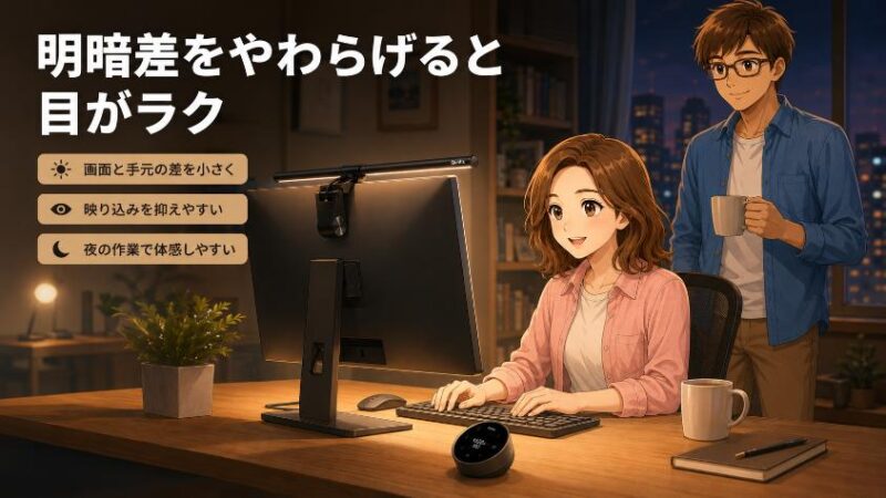 1.　モニターライトとは？なぜ「目の疲れ」に効くのかを仕組みから解説