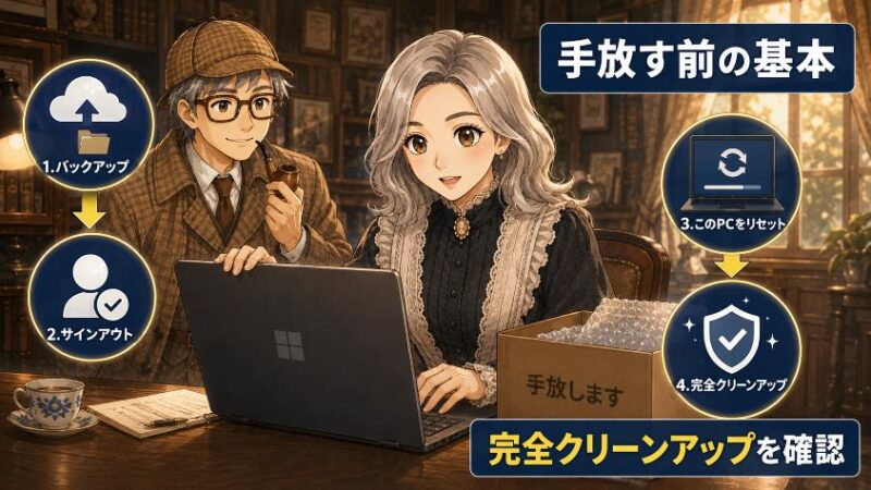 6.　本当に消したいとき　手放す前のデータ消去術 (Windows編)