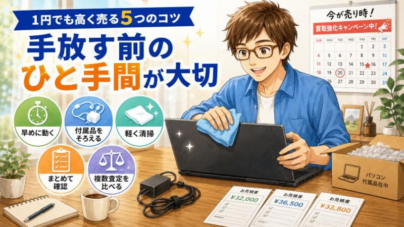6. 1円でも高く売る5つのコツ