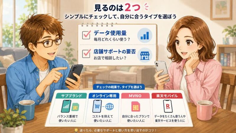 9.　結局どれを選べばいい？タイプ別・失敗しない選び方