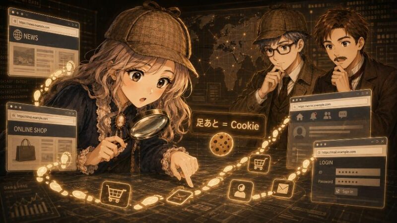 3.　第二の手がかり　あなたが残した「足あと」Cookieの正体