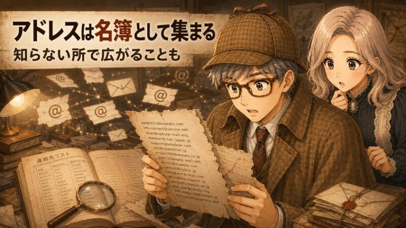 3. 第二の手がかり アドレスは「名簿」として集められていた