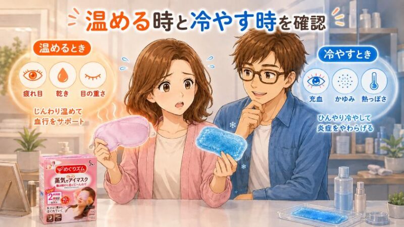 3. 「温める」と「冷やす」、間違えると逆効果