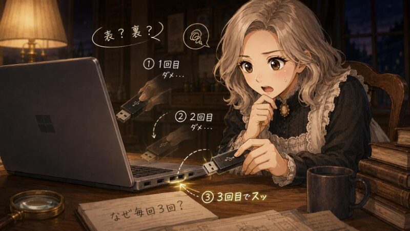 1.　1回目ダメ、2回目もダメ、3回目で入る　この謎の正体は?