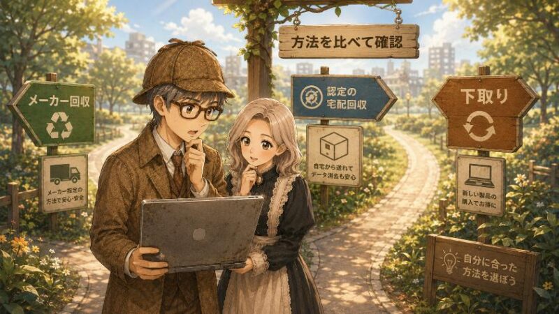 7. 手放し方の選び方 メーカー回収・認定の宅配回収・下取り