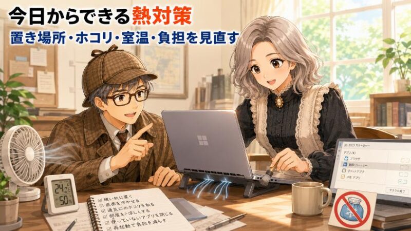 6.　今日からできる熱対策（Windowsパソコン向け）