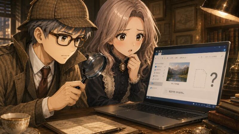 1.　見えているのに、そこに無い　消えた写真の謎