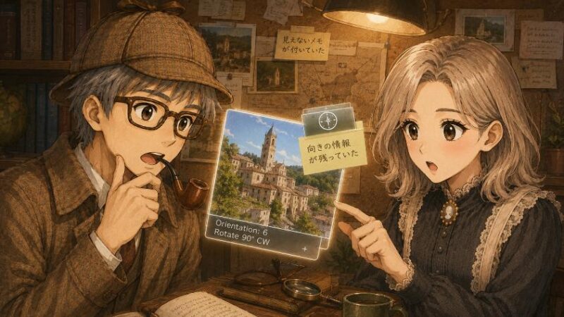 3.　第二の手がかり　写真には「見えないメモ」が貼ってあった
