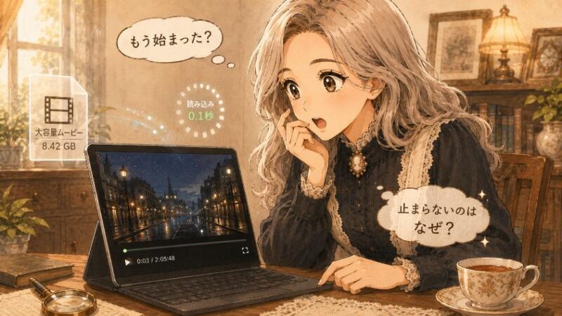 1.　数GBの映画が、なぜ数秒で始まって止まらないのか?
