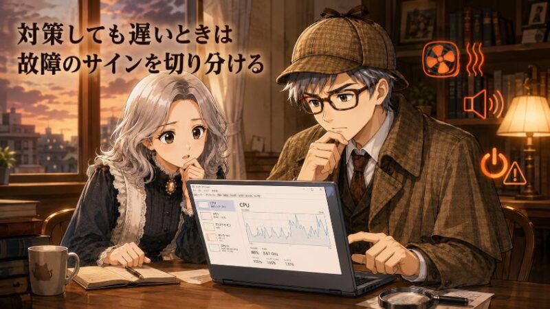 7.　それでも遅いままなら。故障・寿命との見分け方