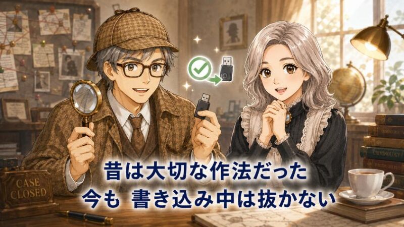 9.　まとめ　「安全な取り外し」は無駄ではなかった